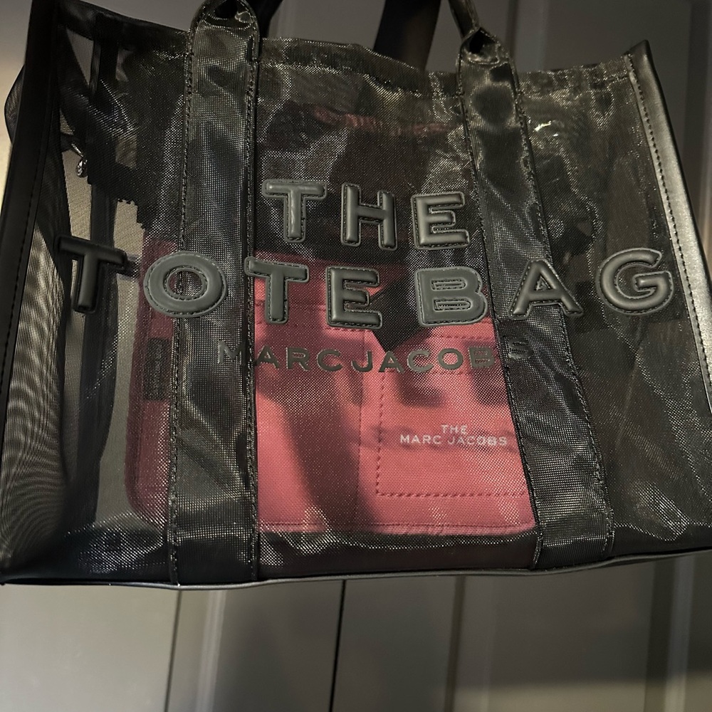 Marc Jacobs the tote bag  mesh bag
